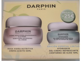 Imagen del producto Darphin Cofre Crema nutritiva Rosa + Hydraskin ojos
